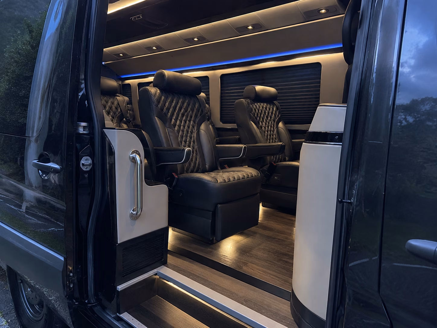 waco concert transportation onboard seating