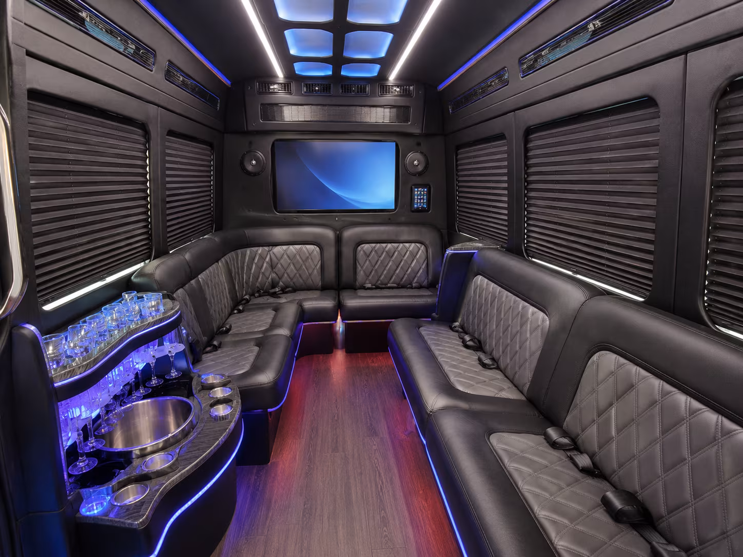 waco party bus interior